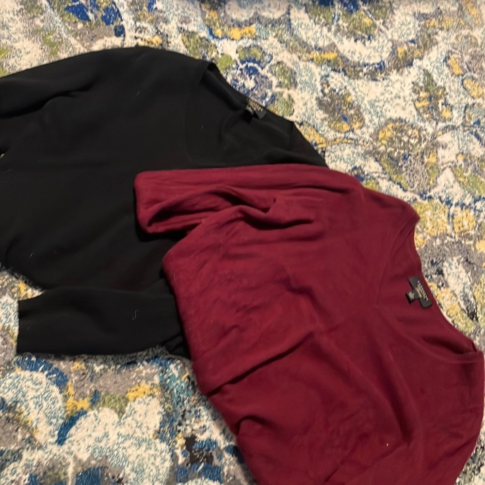 V neck cashmere sweaters